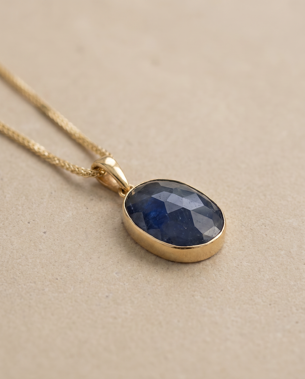 Thumbnail: Henriette Necklace · 14K Gold · Iolite