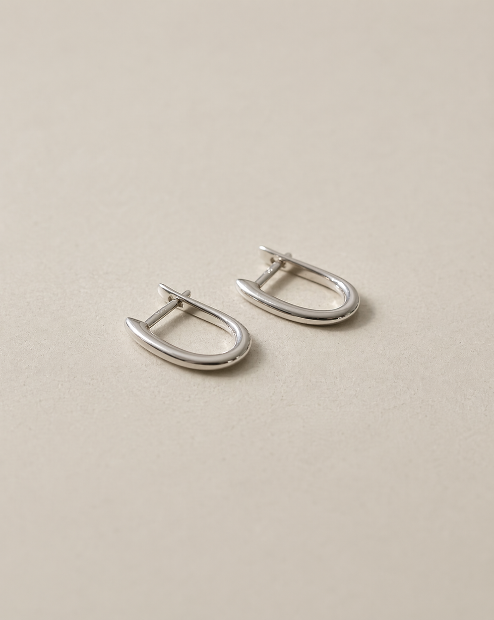 Thumbnail: Noelle Earrings · 14K White Gold