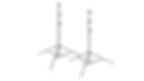 2 x Heavy Duty Light Stands 3m