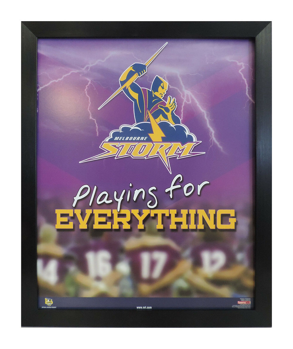 Melbourne Storm NRL Logo Item: 054