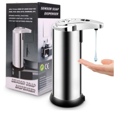 DISPENSADOR DE GEL ANTIBACTERIAL AUTOMATICO