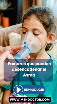 🌬️ Factores que pueden desencadenar el Asma