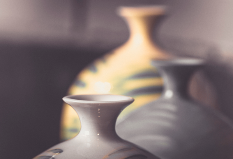 Ceramic vases by Nicholas Howard