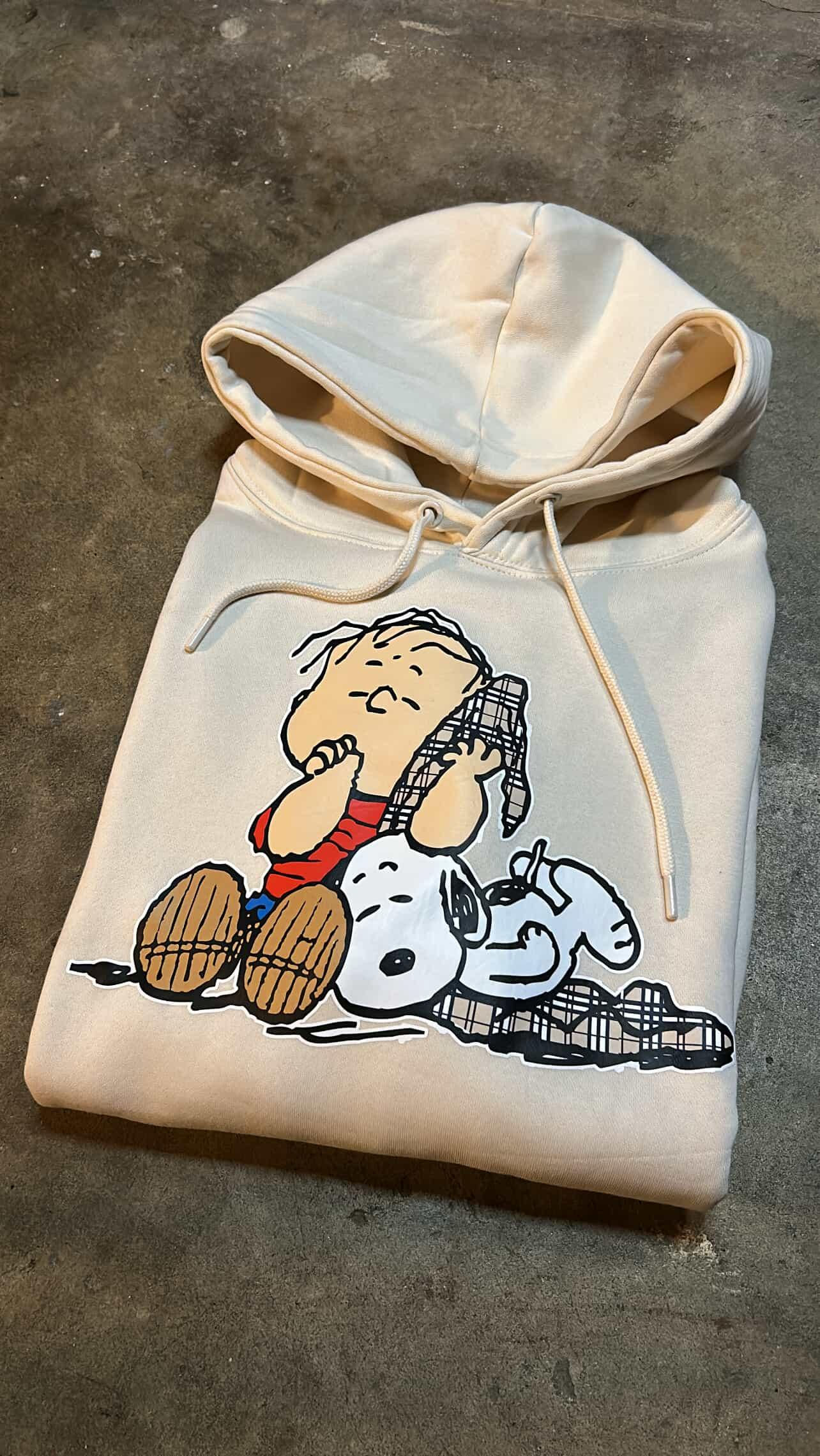 Cream "Snoopy BB Blanket" Hoodie
