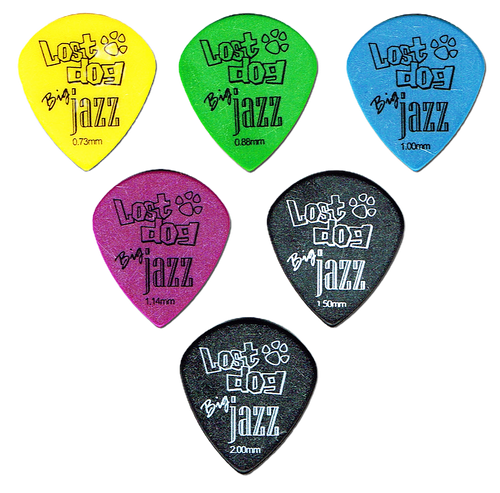 Palheta Lost Dog Big Jazz pack com 10 | Lojalostdog