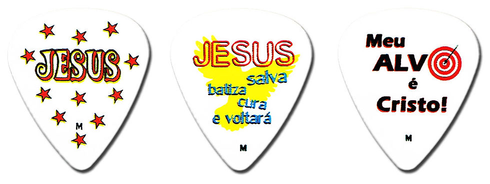 Miniatura: Palheta coleção Gospel Picks 12 un na latinha!