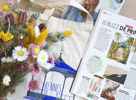 ELLE: les tote bags Far bay dans le supplément Bretagne !