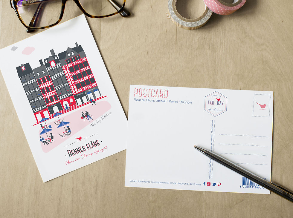 Miniature : Carte postale | Rennes flâne