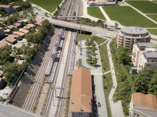 SERM de Bordeaux : lancement de la construction de la halte de Talence