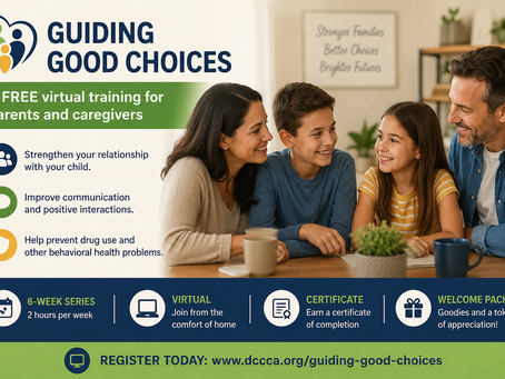 Free Guiding Good Choices Training Available for Parents and Caregivers