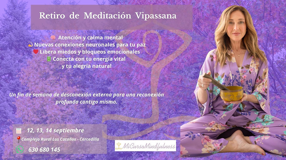 Retiro de meditación VIPASSANA