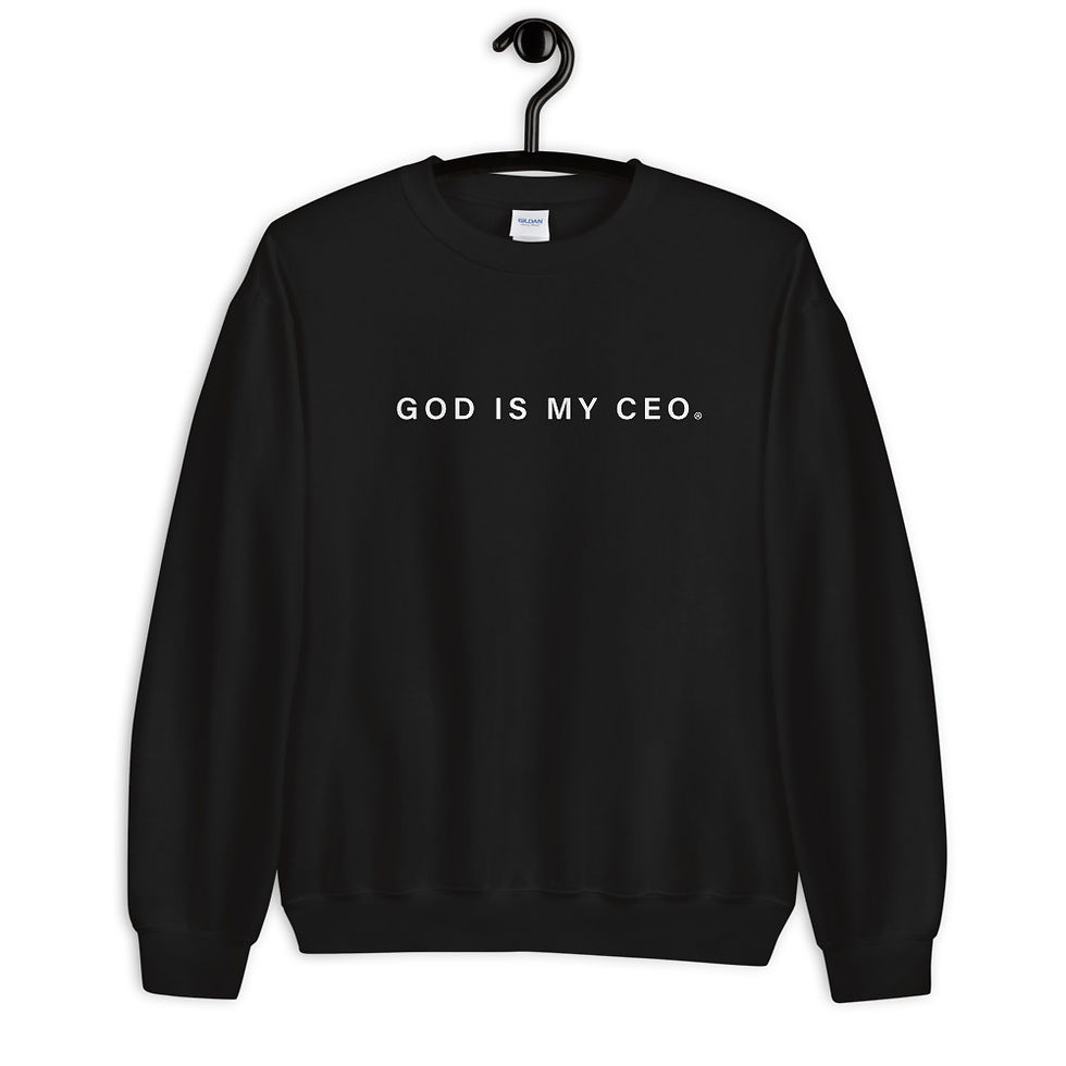 Thumbnail: Unisex God Is My CEO® Sweatshirt