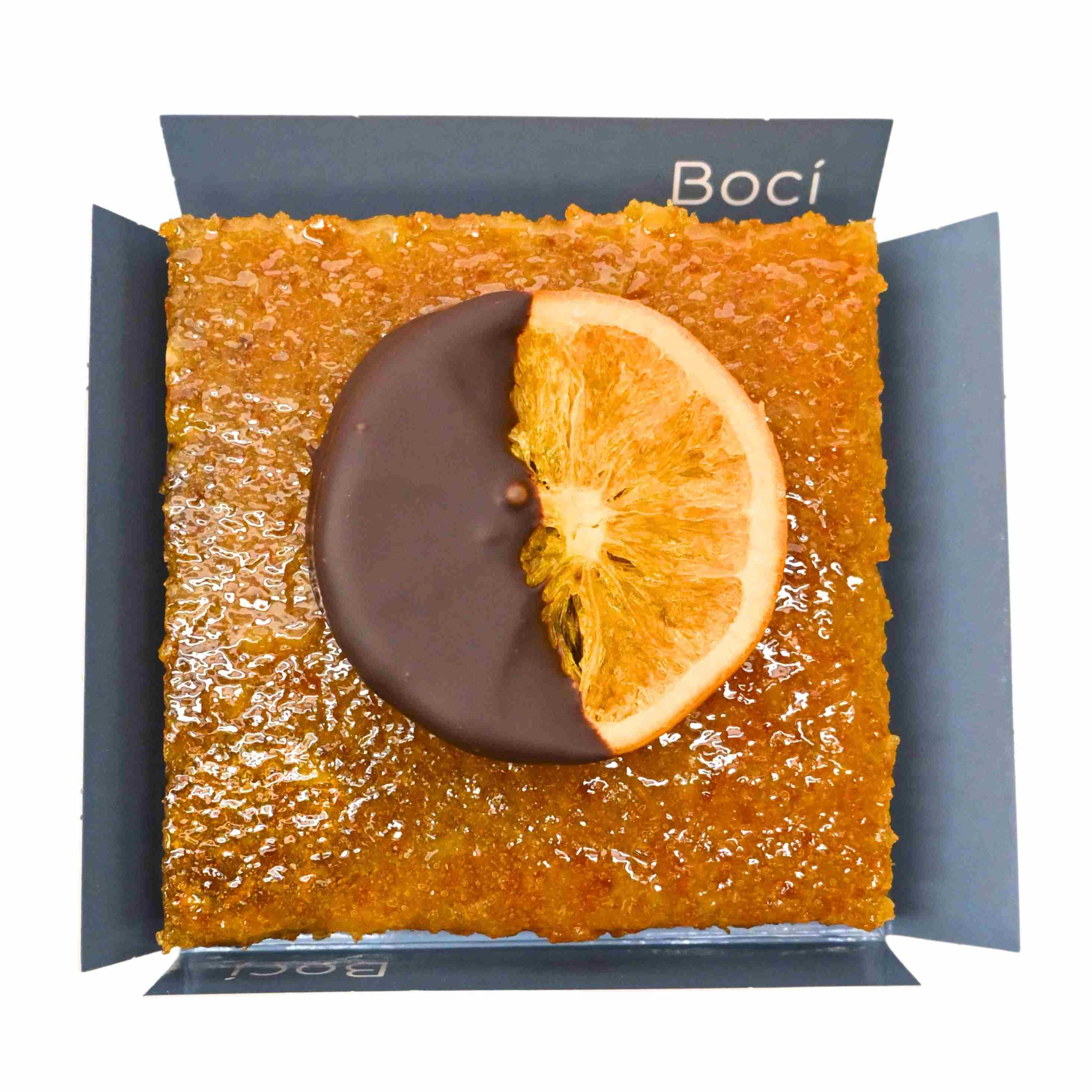 Torró trufat negra i pasta de fruita de taronja