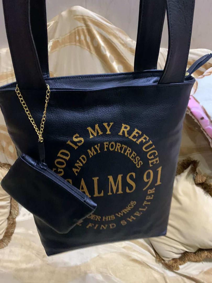 Psalm 91 Christian Tote Bag for Women | Bible Verse Faith Church Gift