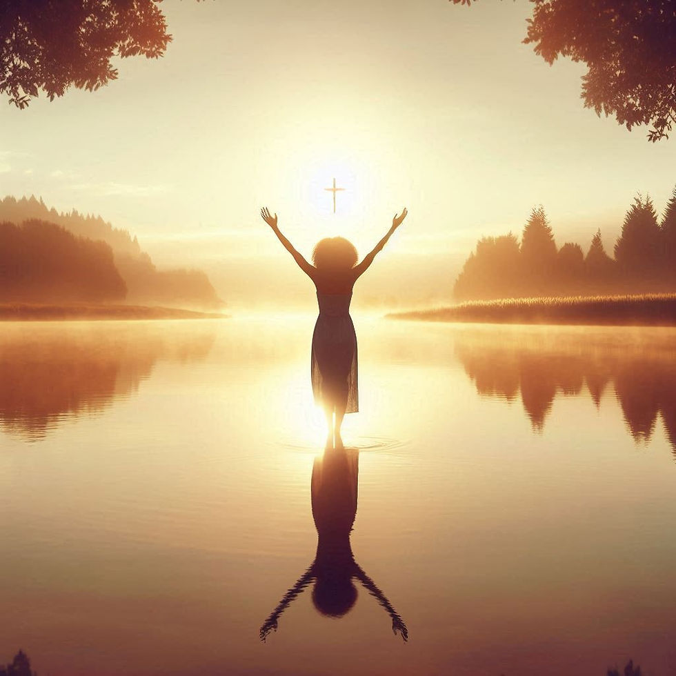 woman praying salvation prayer