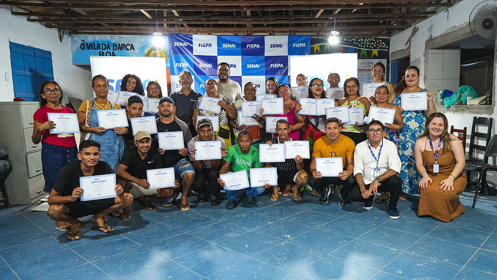 SENAI Pará forma novos profissionais na Vila da Barca