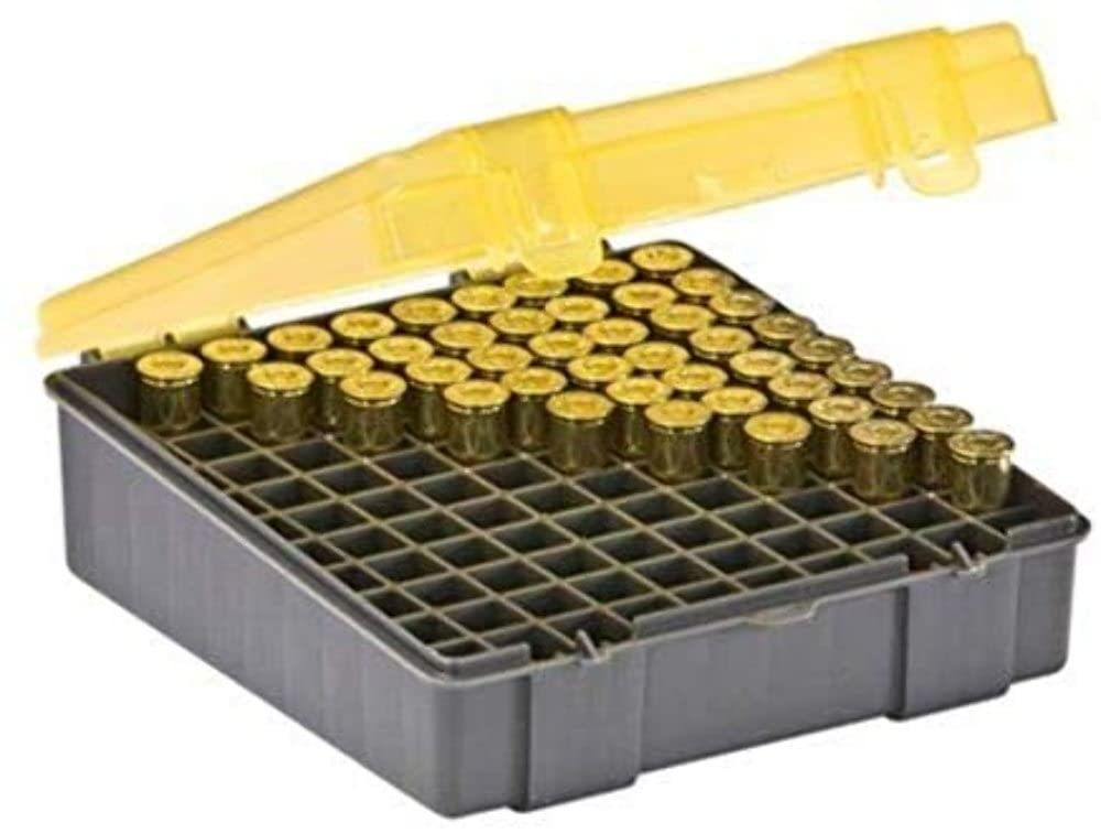 Plano 100-Count Handgun Ammo Case with Hinged Cover 41 Mag/44 Mag/45 Cal®