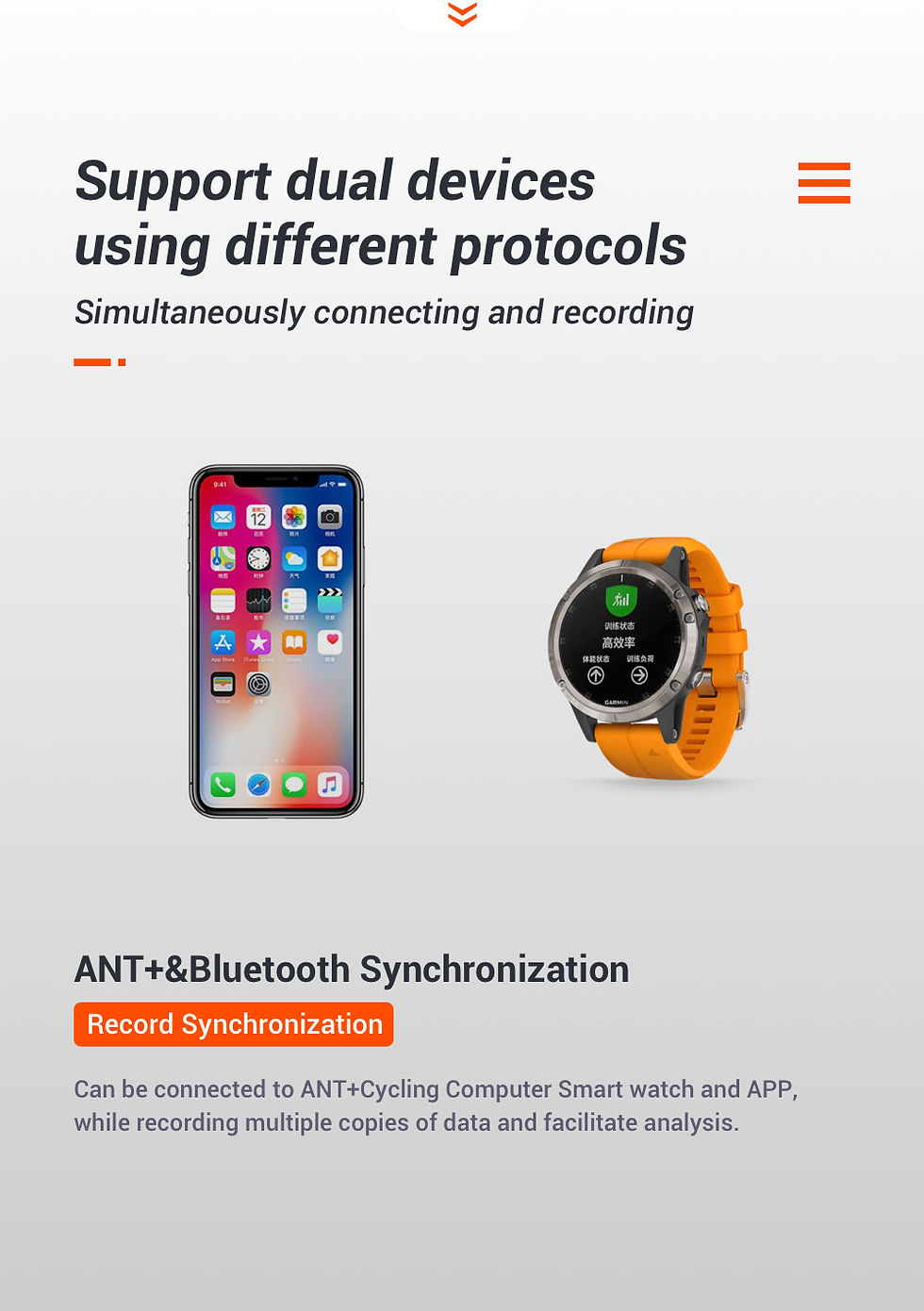 Thumbnail: Magene Cadence Sensor Speed S3+ Speedometer ANT+ Bluetooth Computer Compatible w