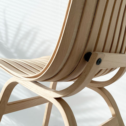 Archetype — Steam-Bent Hardwood Dining Chair