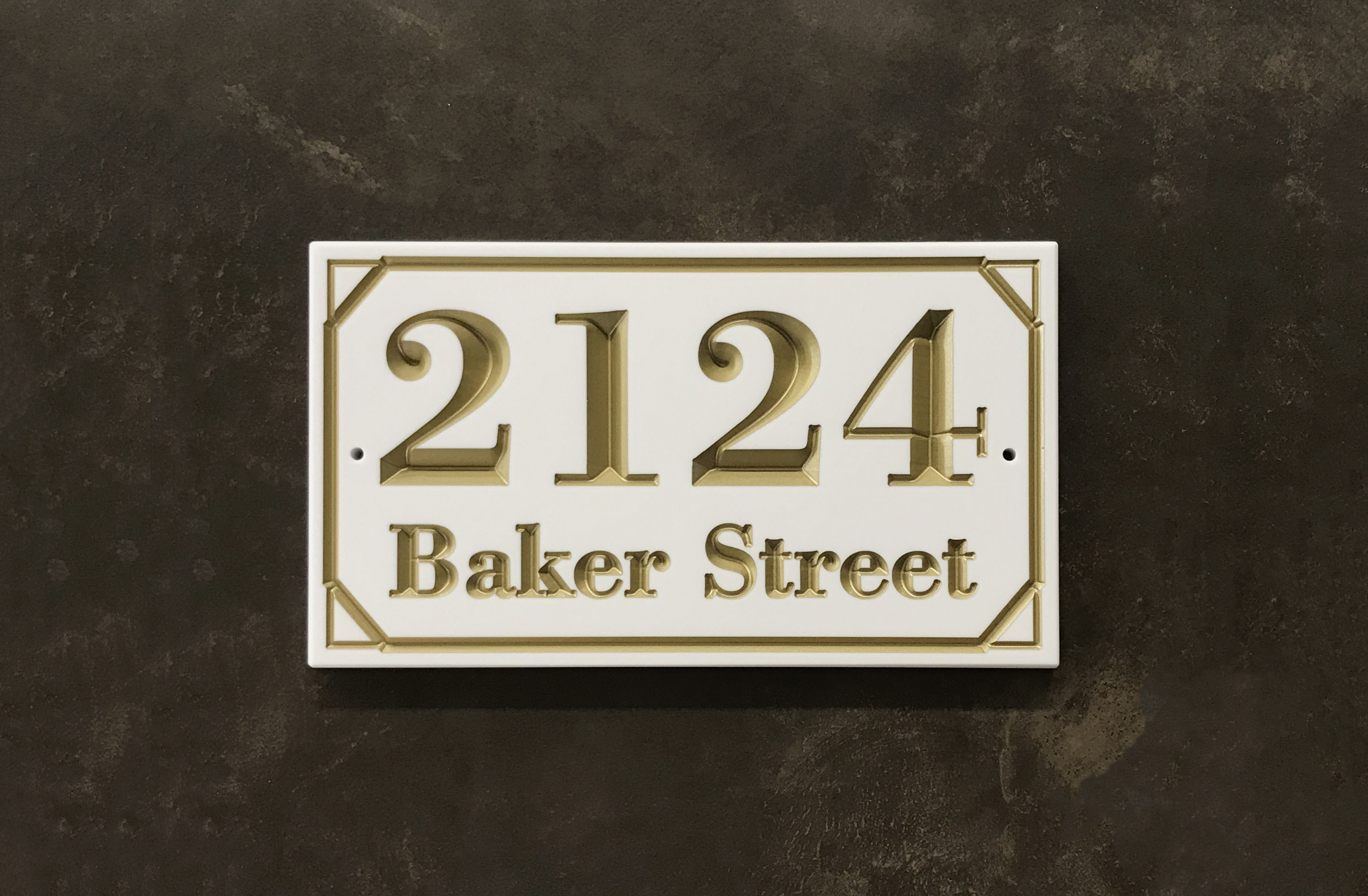 Medallion Address Sign