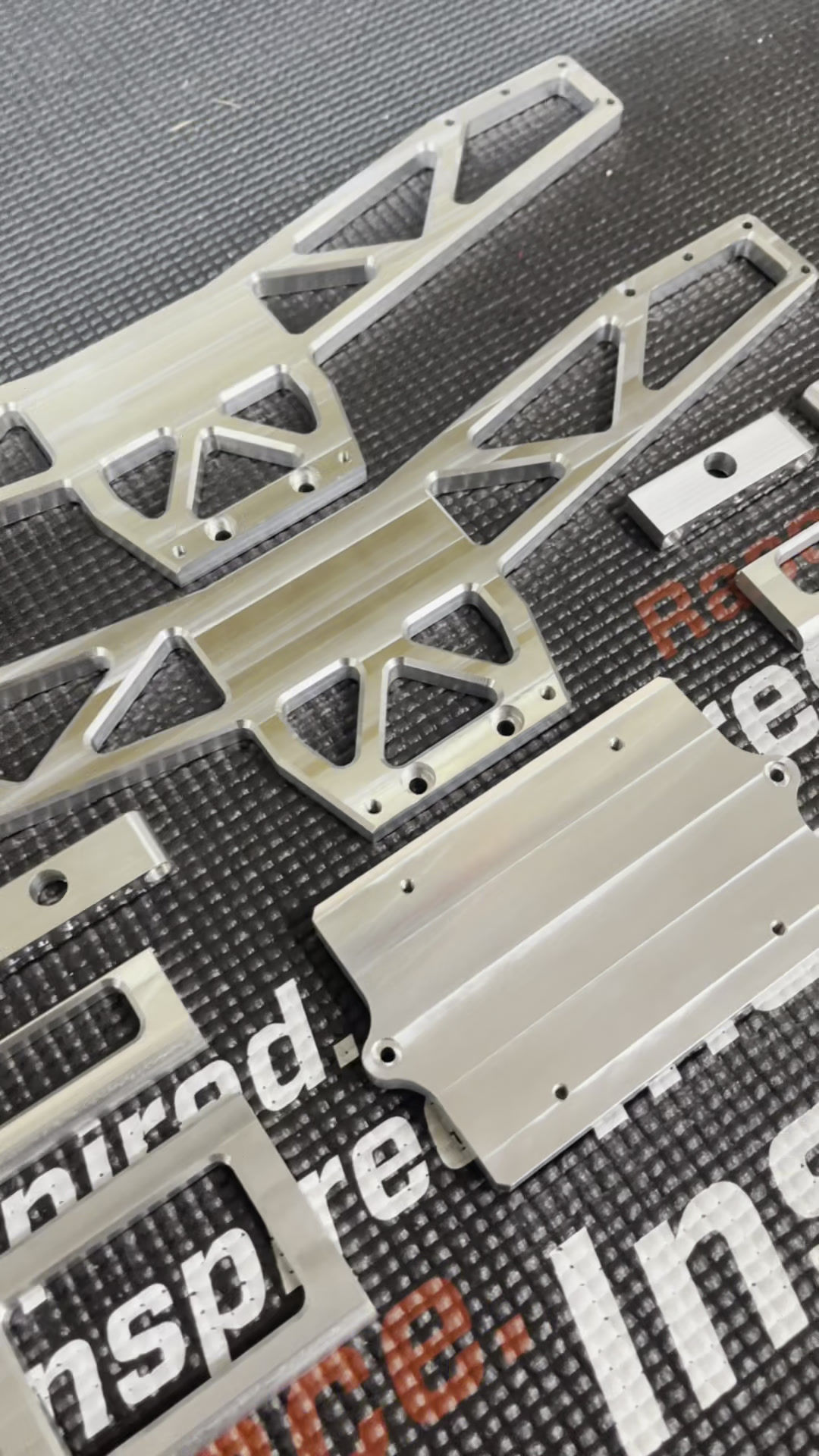 Reinforced Aluminum Chassis for 1/10 Clodbuster RC Monster Truck