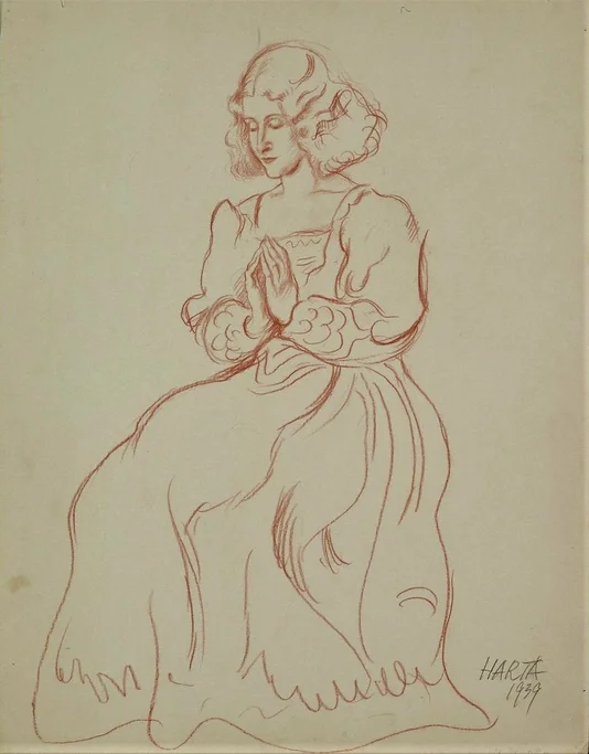 1939 Hilde Holger as Velasquez's Pavane in Costume