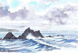 HQ South crashing wave Clive Brokelhurst