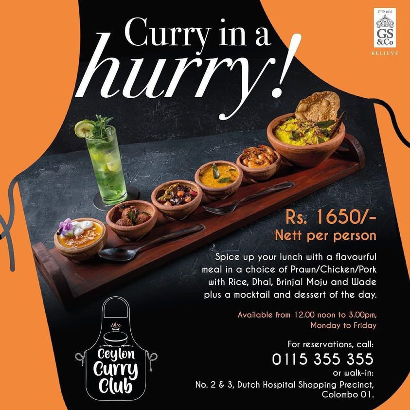 Ceylon Roots Lunch Lunch
