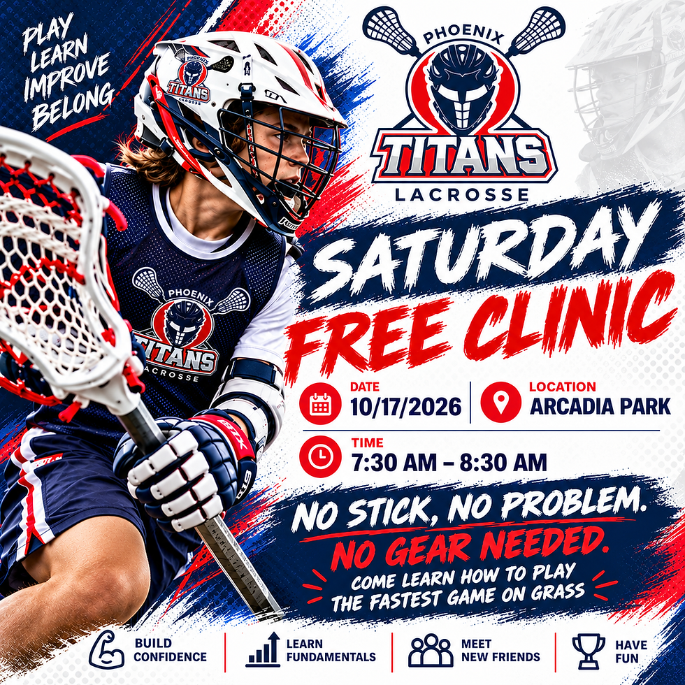 Free Lacrosse Clinic - Oct 17