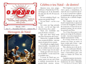 O Natal - de dentro, Santa Bárbara, Nossa Srª da Conceição, Mestre Lázaro e muito mais na Edição de Dezembro.