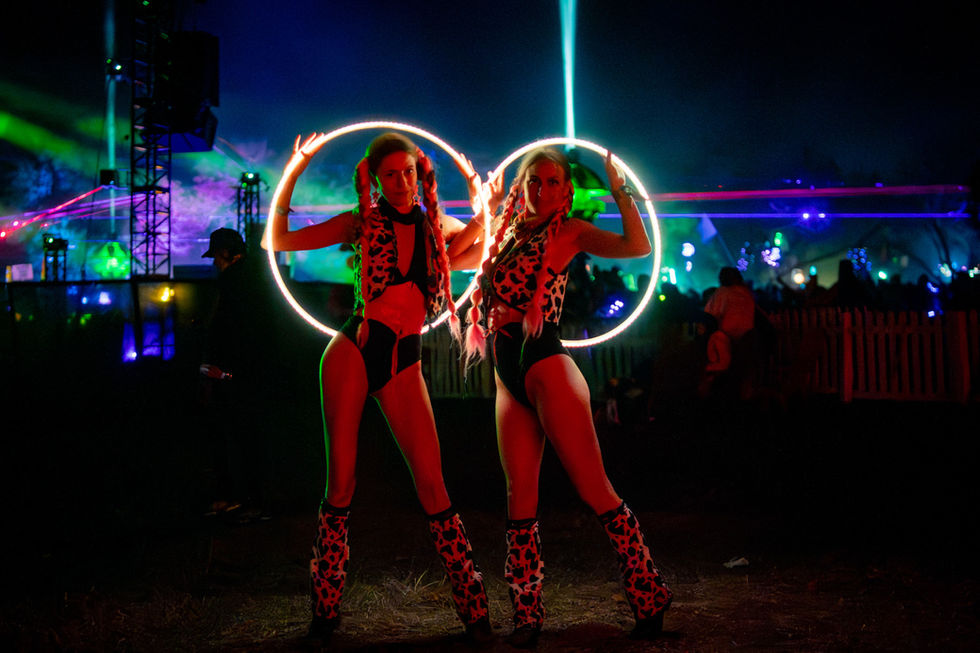 Hula Hoopers at Texas Eclipse Festival