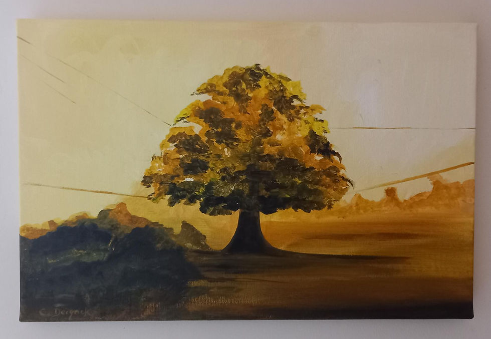Arbre jaune