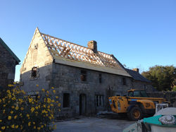 Le reconstruction de la toiture