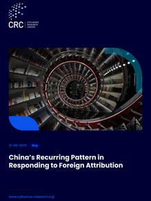 China’s Recurring Pattern in Responding to Foreign Attribution