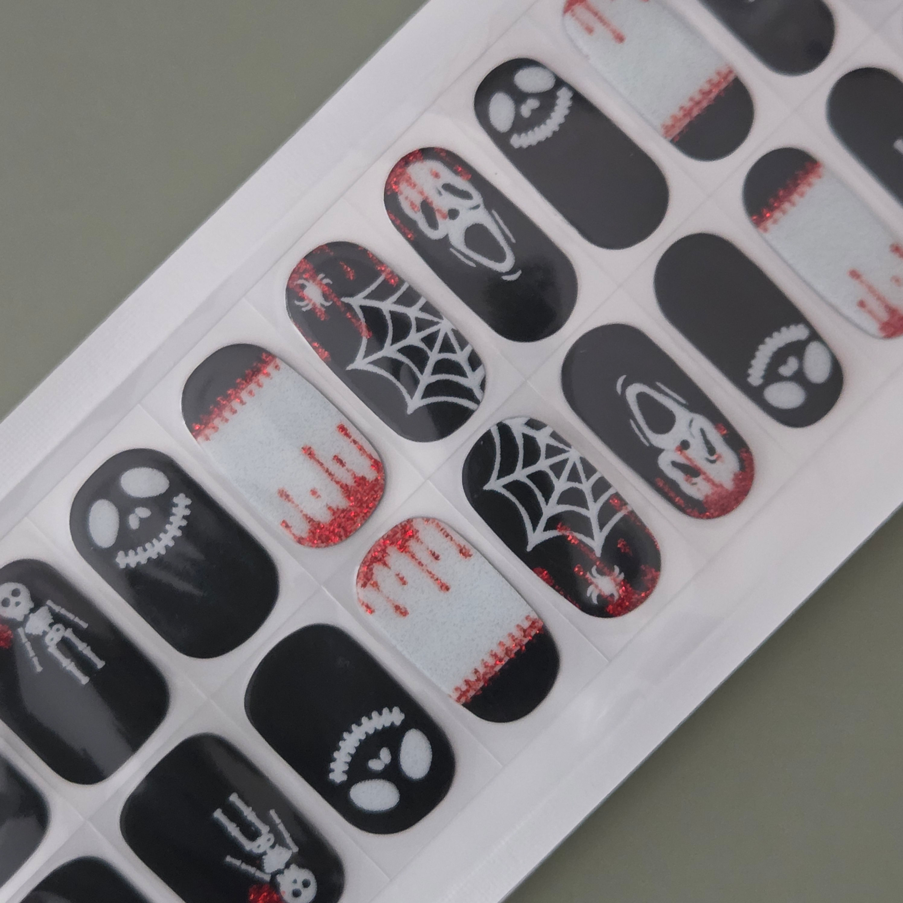Bloody Halloween Nail Wraps