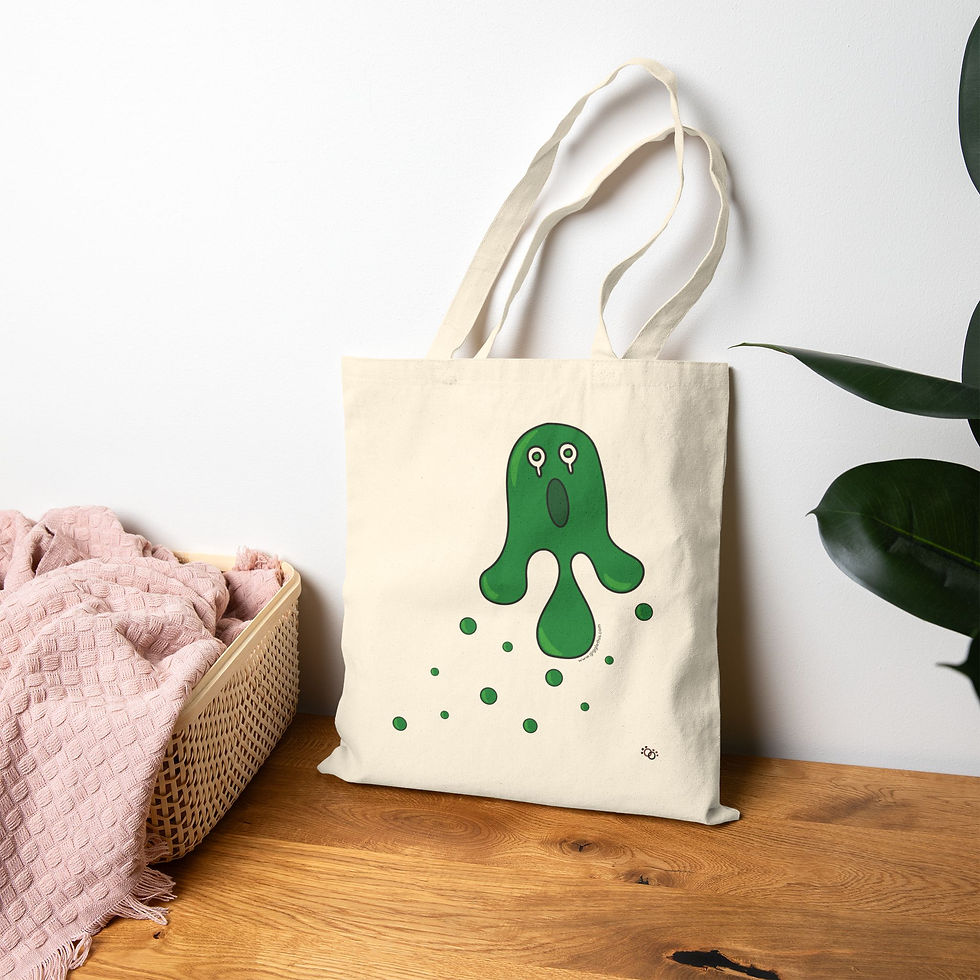 Thumbnail: Blob Creature - 100% Cotton Tote Bag