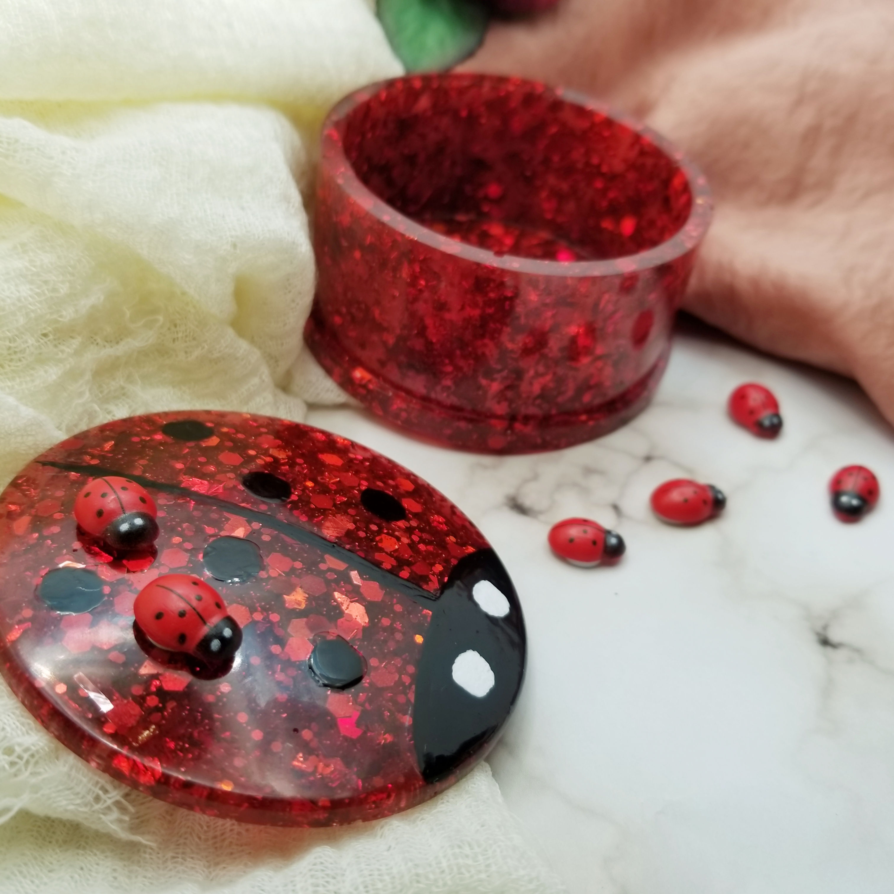 Ladybug Jewelry Box