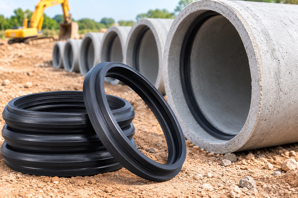 RCC Pipe Rubber Ring Manufacturers – Shakti Rubber Products