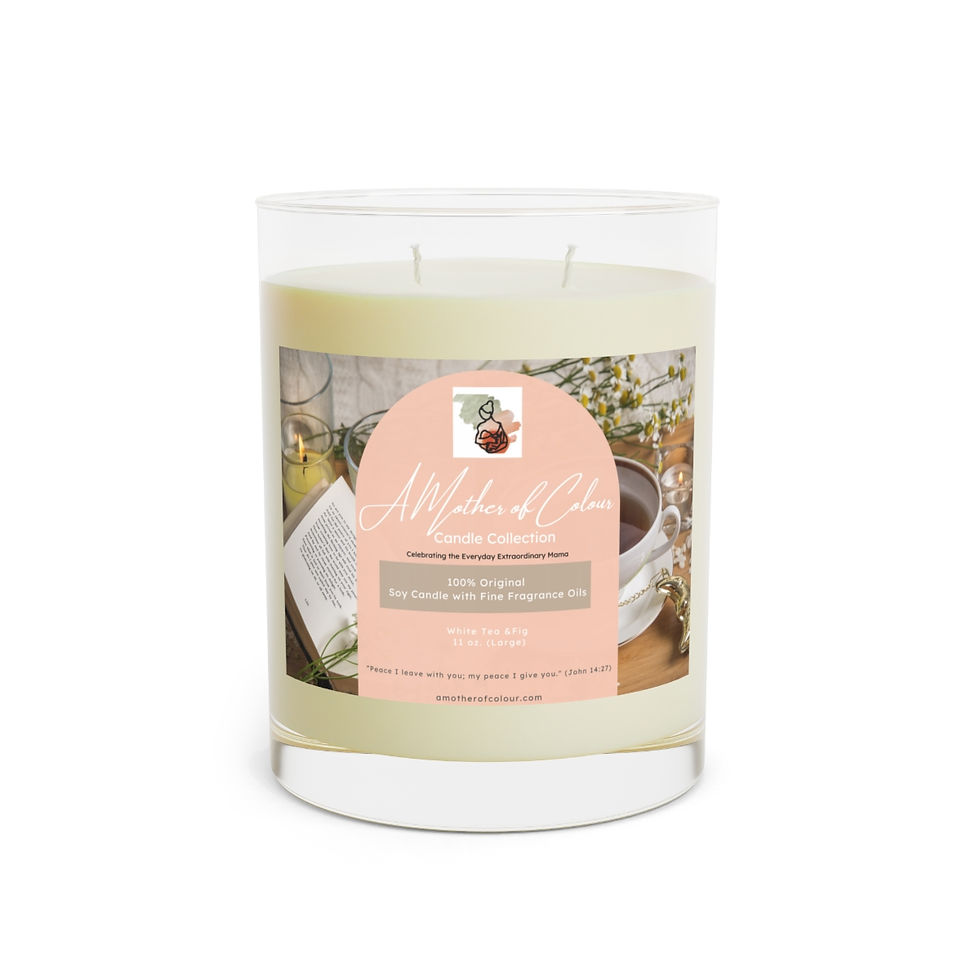 Thumbnail: White Tea & Fig Scented Candle - Full Glass, 11oz