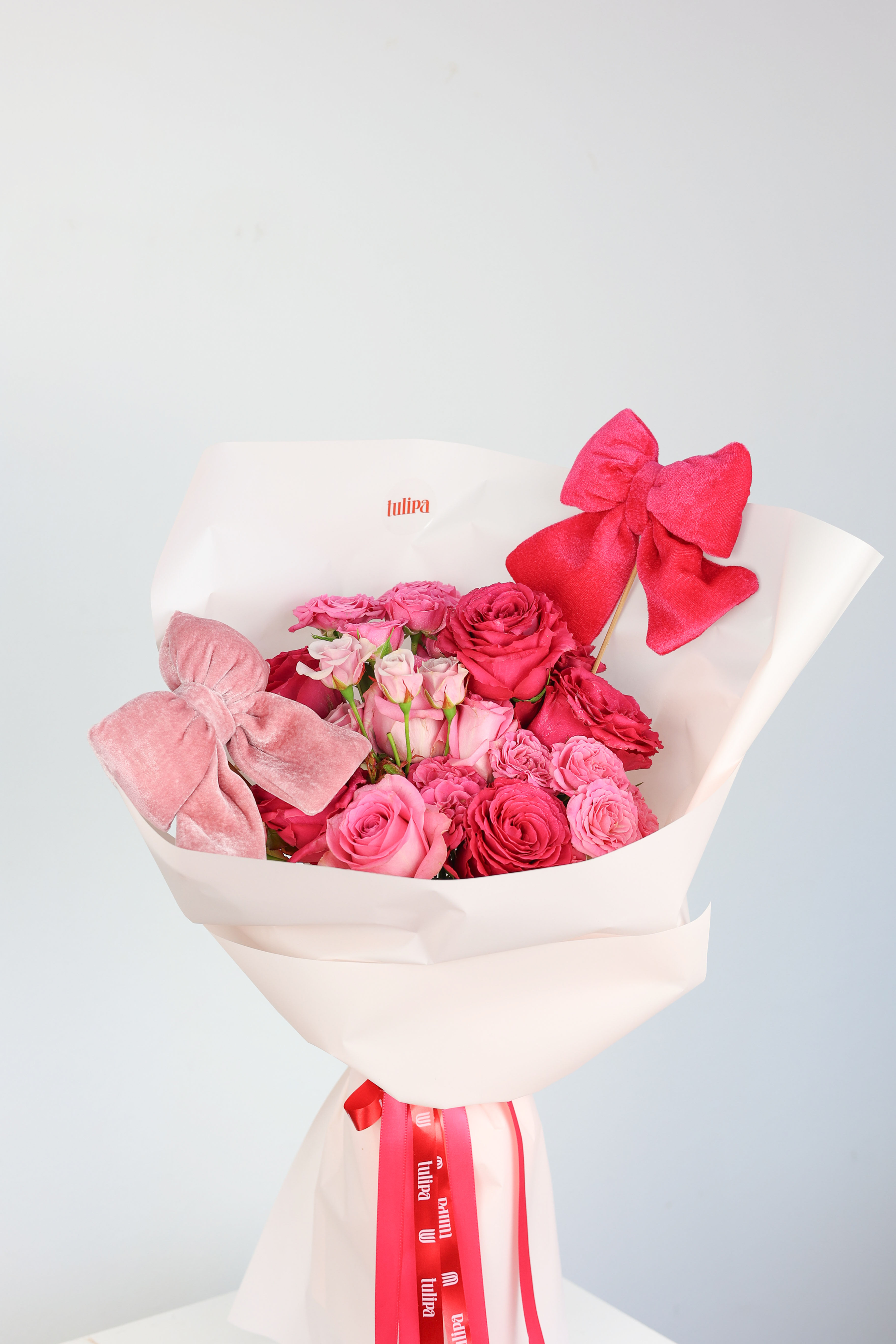 Valentine bouquet pinky mix #4
