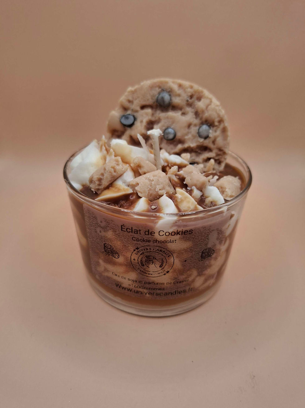 Bougie gourmande éclat de cookies