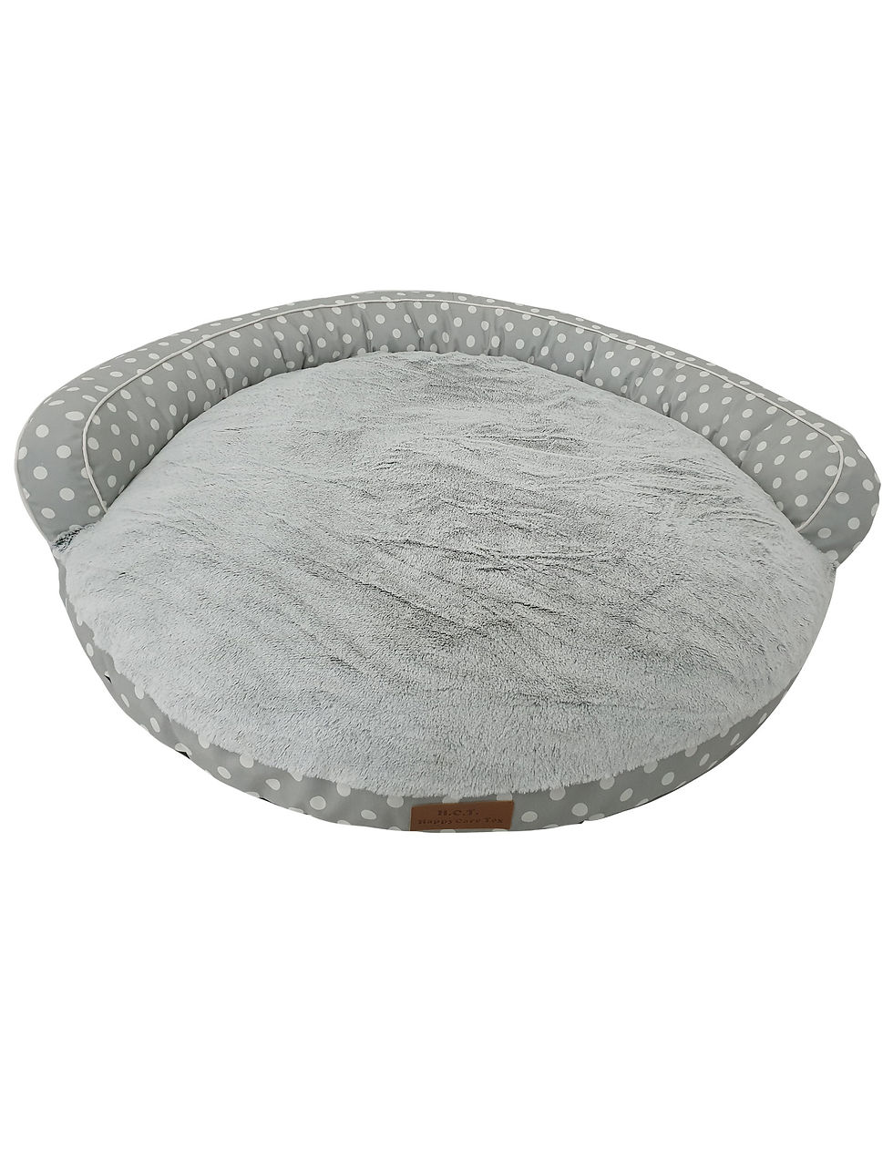 Thumbnail: Happycare Tex Canvas bolster with detachable faux fur cushion