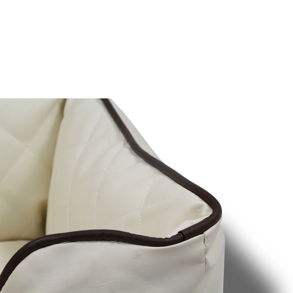 Thumbnail: Happycare Tex Luxury All Sides Faux leather Rectangle Pet Bed