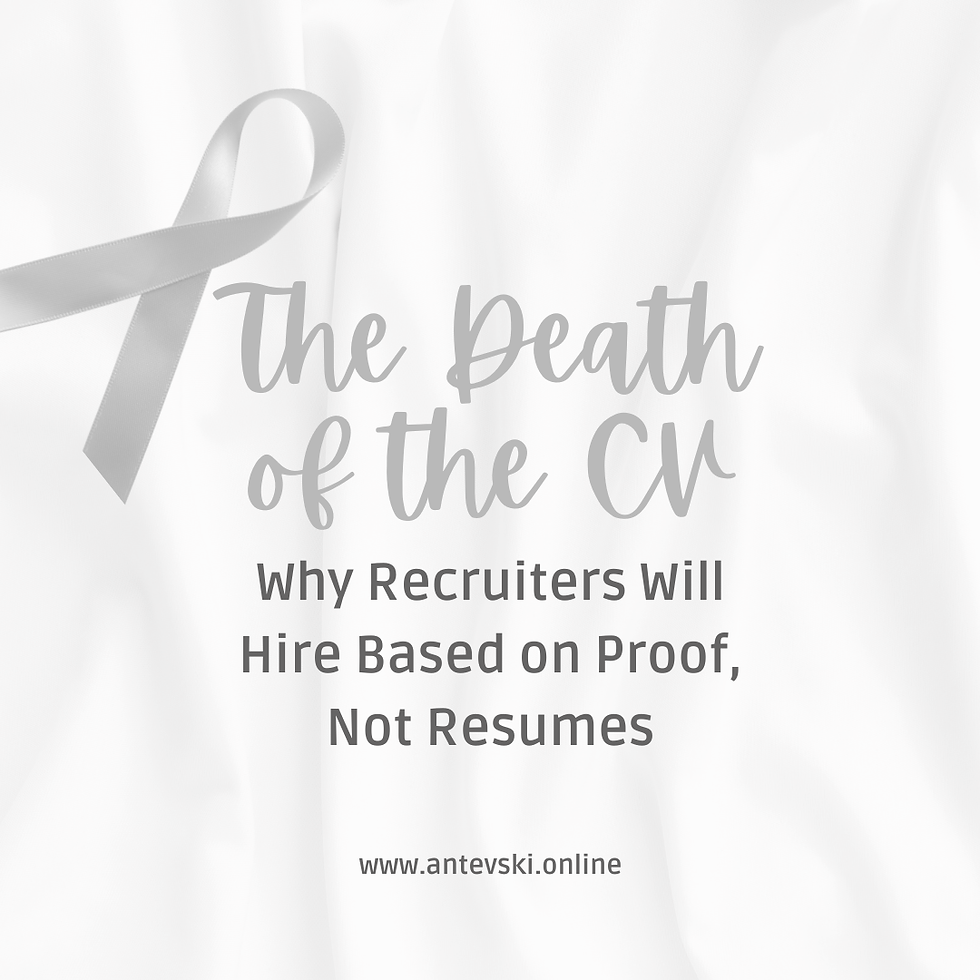 CV-ens Død: Hvorfor Rekrutterere Vil Ansette Basert på Bevis – Ikke CV-er