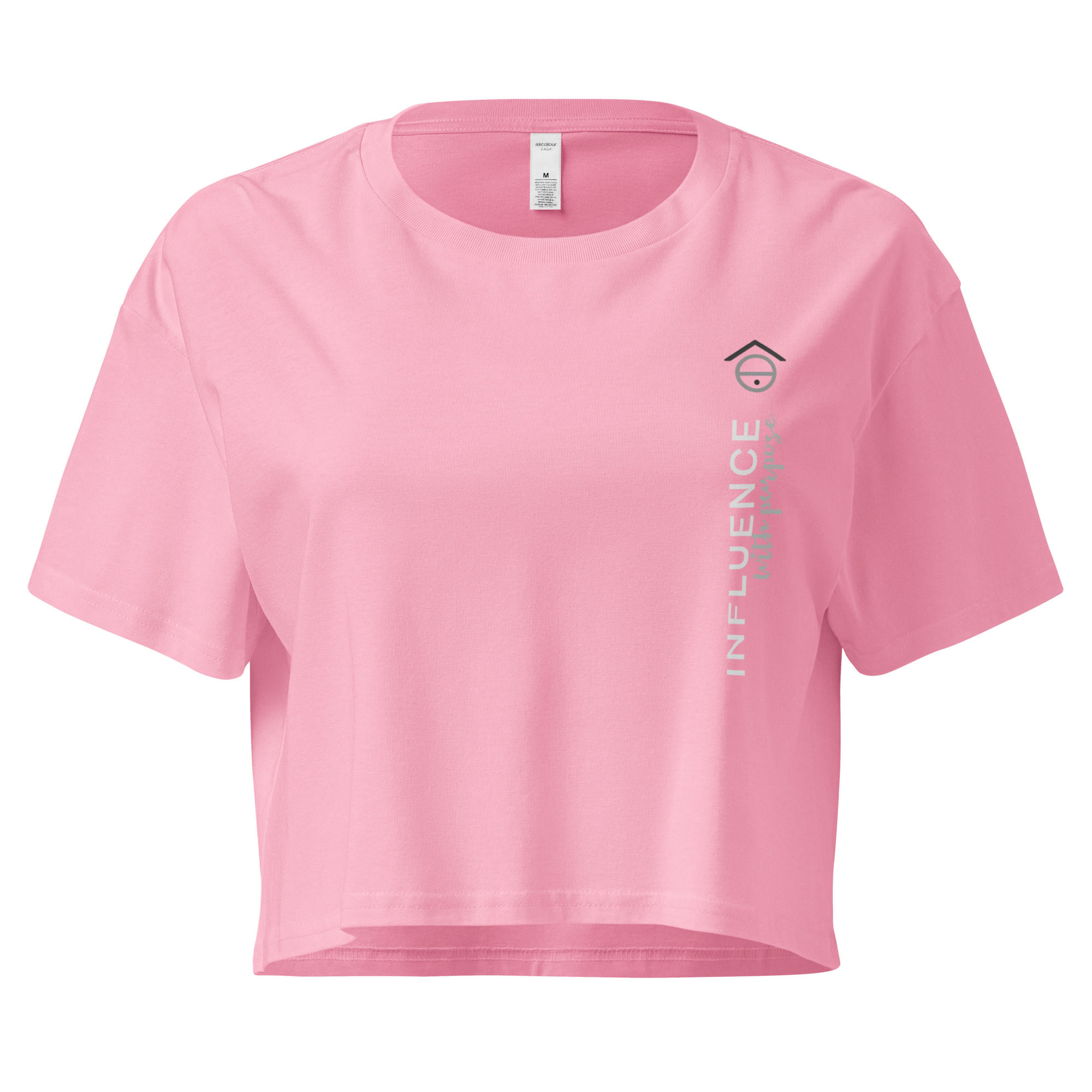 GIH Women's Crop Top Black Pink