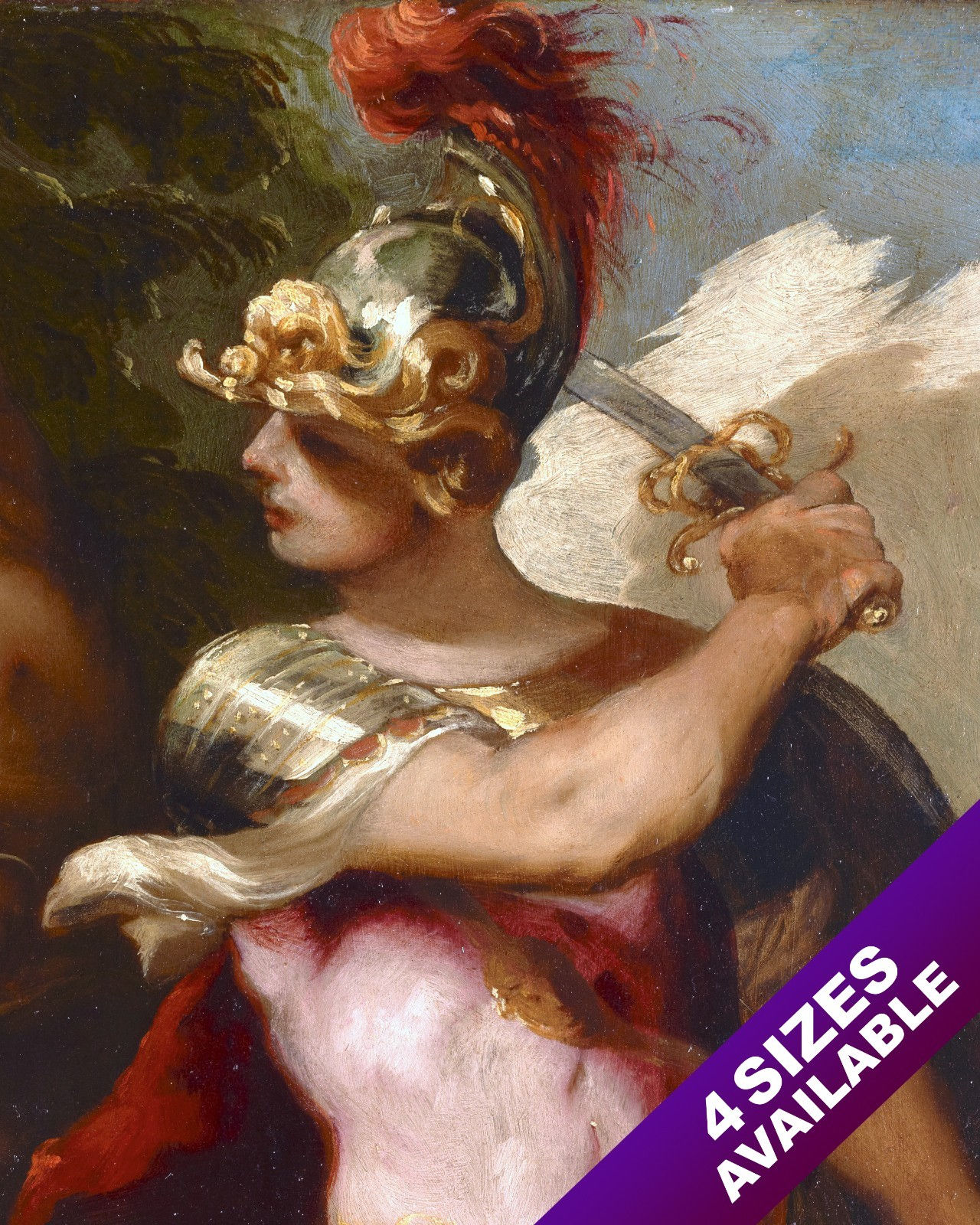 RINALDO’S CONQUEST FANTASY MYTH MYTHOLOGY ART PAINTING REAL CANVAS PRINT