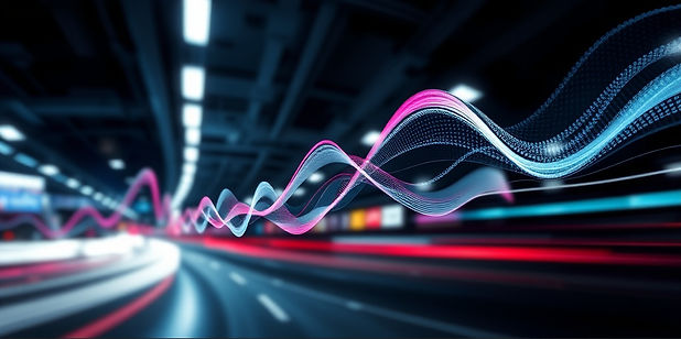 Use abstract finance _ data transformation visuals instead of industry-specific photos.__T