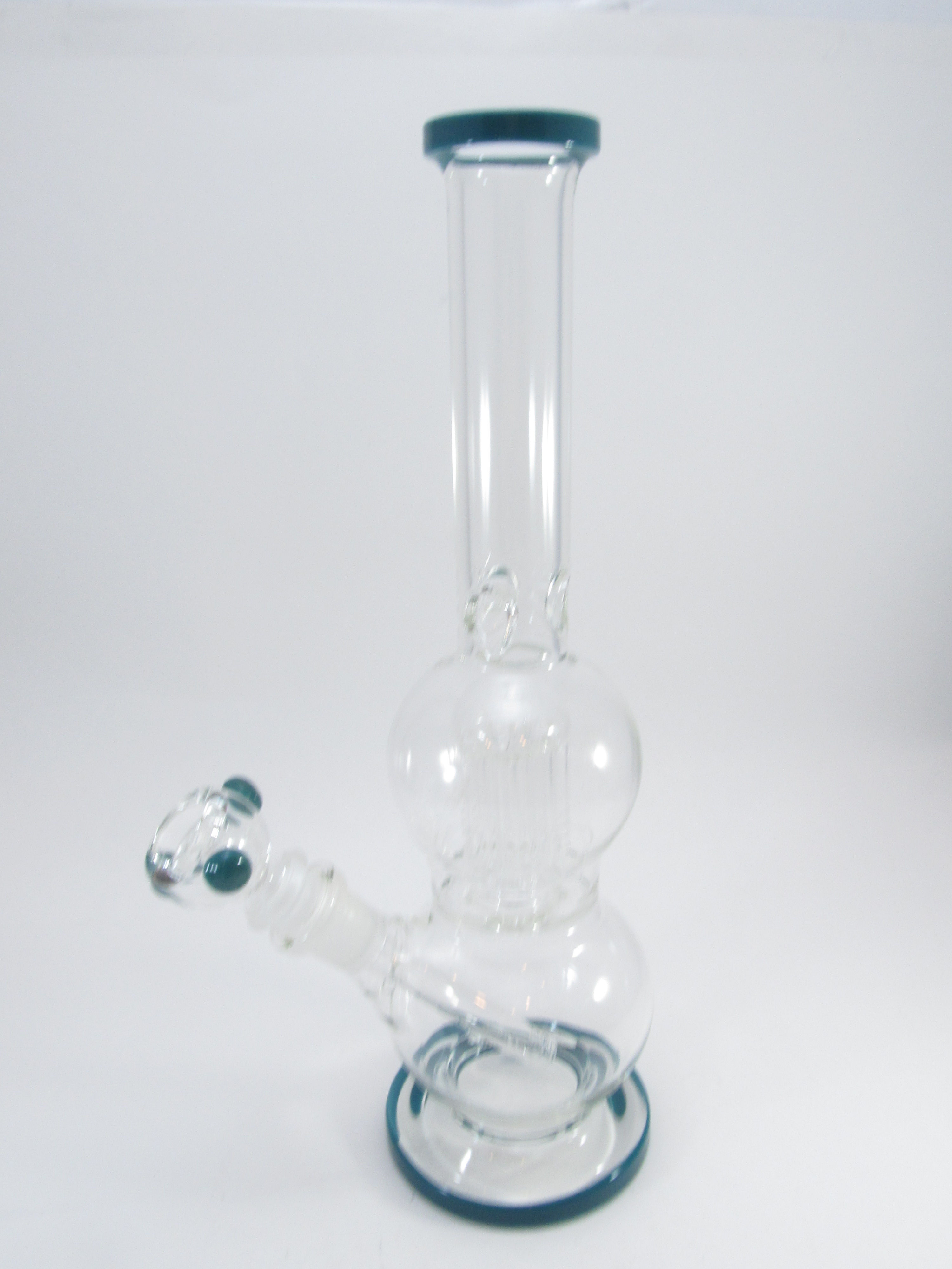 Double Bulb Waterpipe w/ Perc