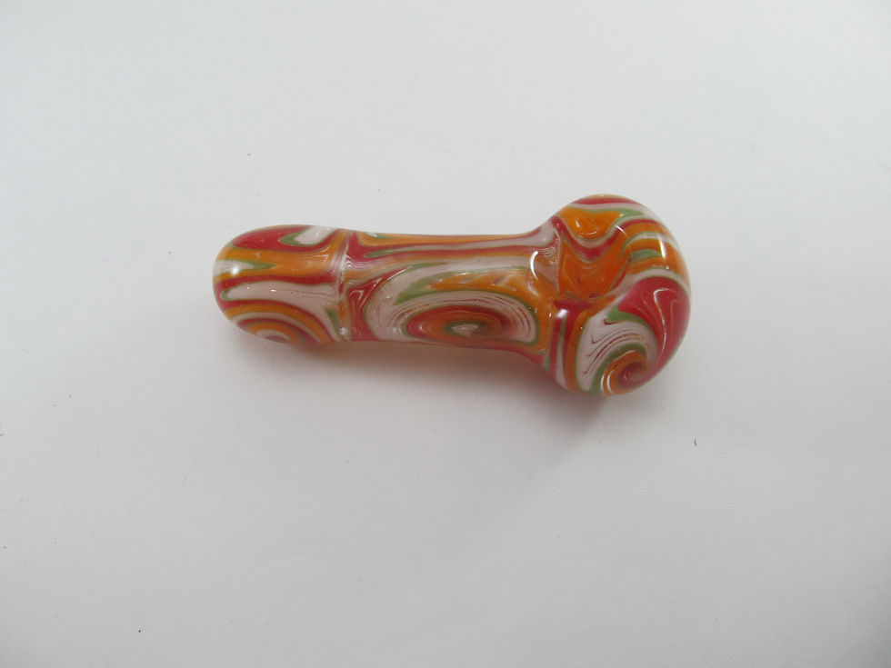 Thumbnail: Groovy Orange Hand Pipe