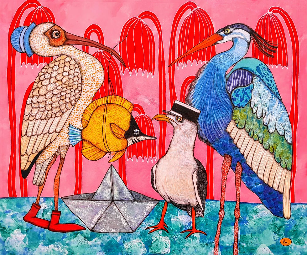 Pez mariposa by Victoria De La Maza Cueto